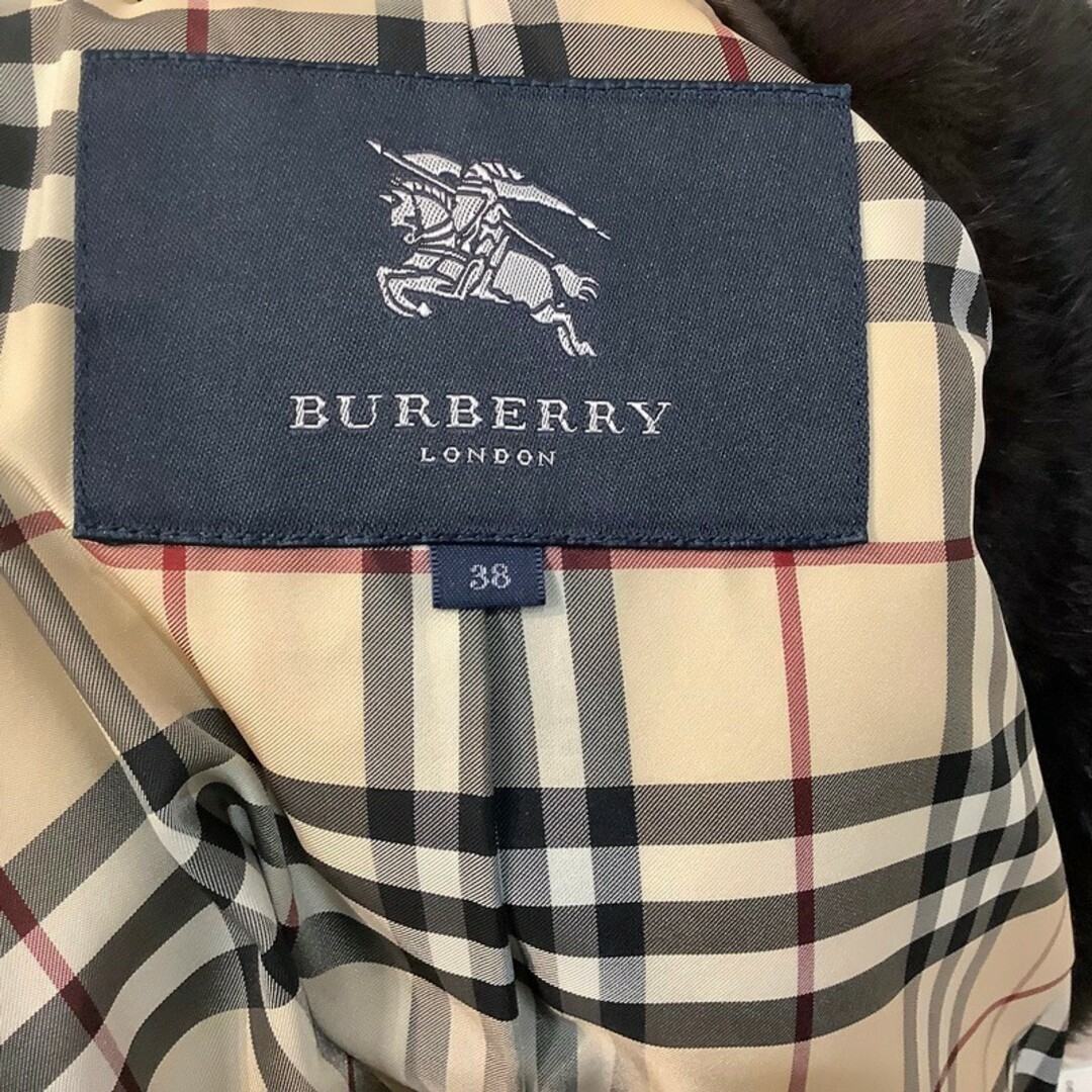 BURBERRY(バーバリー)のバーバリーロンドン（Burberry LONDON）ダウンジャケット　 FR012-826　サイズ38　レディース　ブラック　内側ノバチェック【中古】KB-8292 レディースのジャケット/アウター(ダウンジャケット)の商品写真