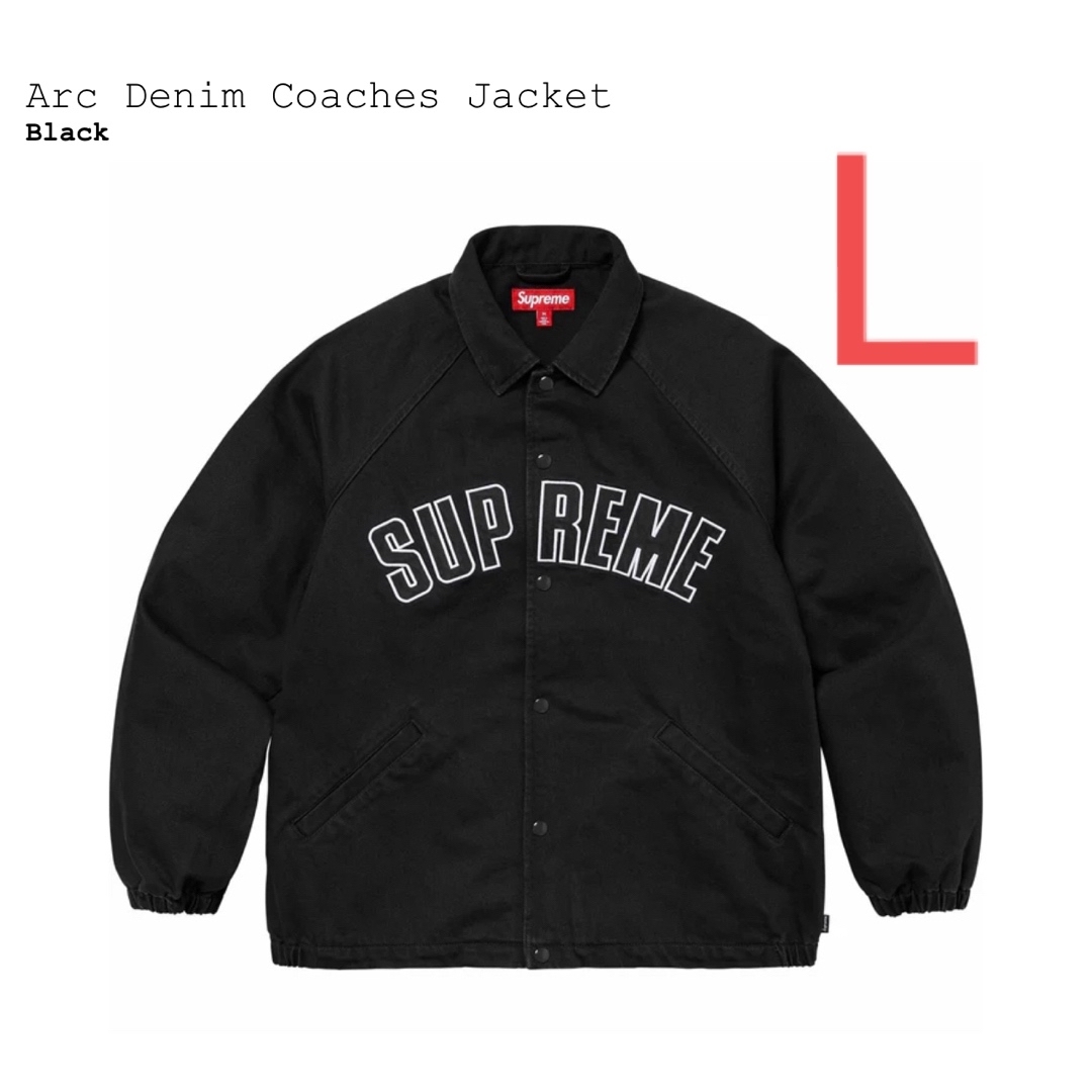 Supreme(シュプリーム)の【新作】シュプリーム ARC デニム コーチ ジャケット "ブラック" メンズのジャケット/アウター(その他)の商品写真