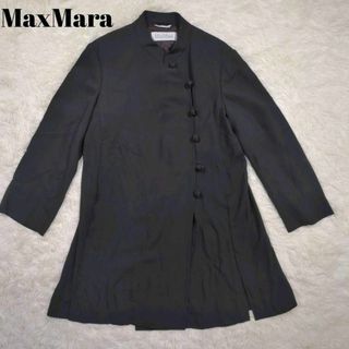 MaxMara チャイナドレス風 スリット カーディガン 白タグ イタリア製(その他)