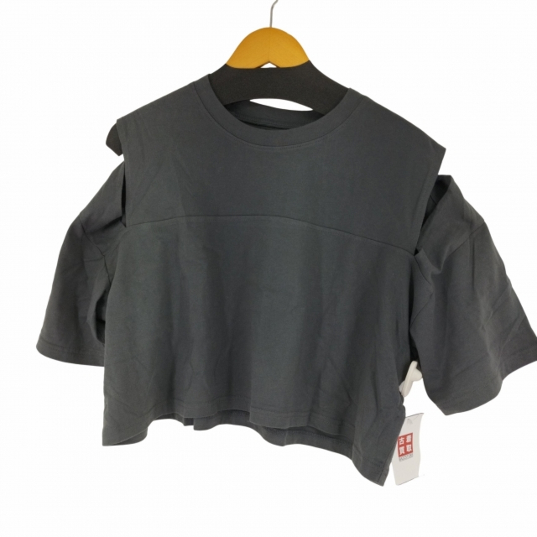 Ungrid(アングリッド)のUngrid(アングリッド) ショルダースリットショートTee レディース レディースのトップス(Tシャツ(半袖/袖なし))の商品写真