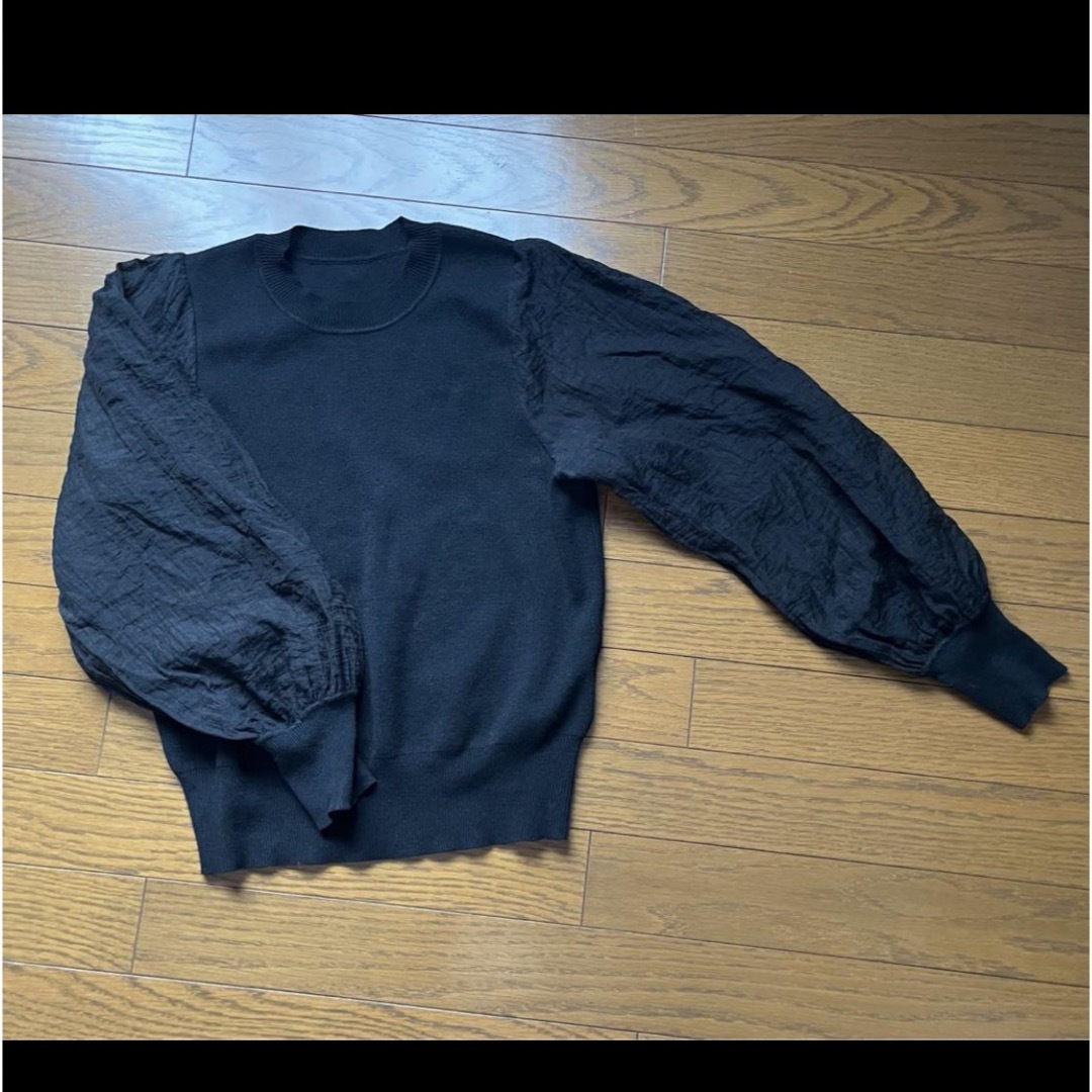 titivate select ブラック　春服　レディース レディースのトップス(カットソー(長袖/七分))の商品写真