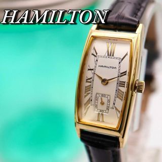 Hamilton - 良品 HAMILTON スモールセコンド ローマン レディース腕時計 826