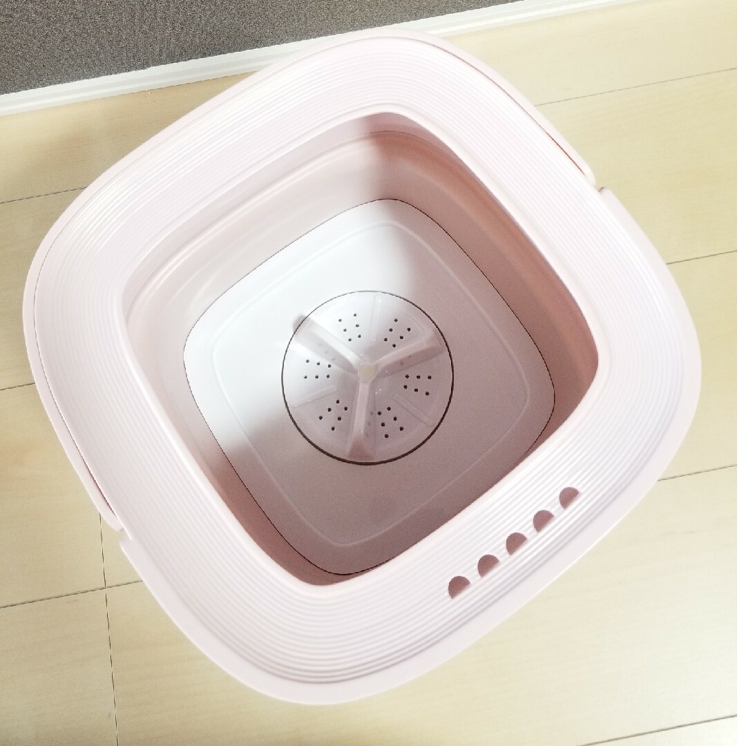 ドウシシャ - ピエリア 折りたためる洗濯機 WMW-021(PK)(1台)の ドウシシャ - ピエリア 折りたためる洗濯機 WMW-021(PK)(1台)の