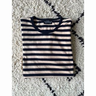 マリメッコ(marimekko)のマリメッコ　ボーダーロンT 150(Tシャツ/カットソー)