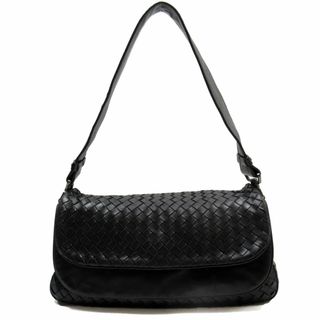 ボッテガヴェネタ(Bottega Veneta)のボッテガヴェネタ BOTTEGAVENETA 斜め掛けショルダーバッグ イントレチャート レザー ブラック レディース 送料無料【中古】 w0217k(ショルダーバッグ)