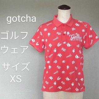 GOTCHA - 【美品】gotcha ガッチャゴルフ　ゴルフウェア　ピンク　総柄　サイズXS