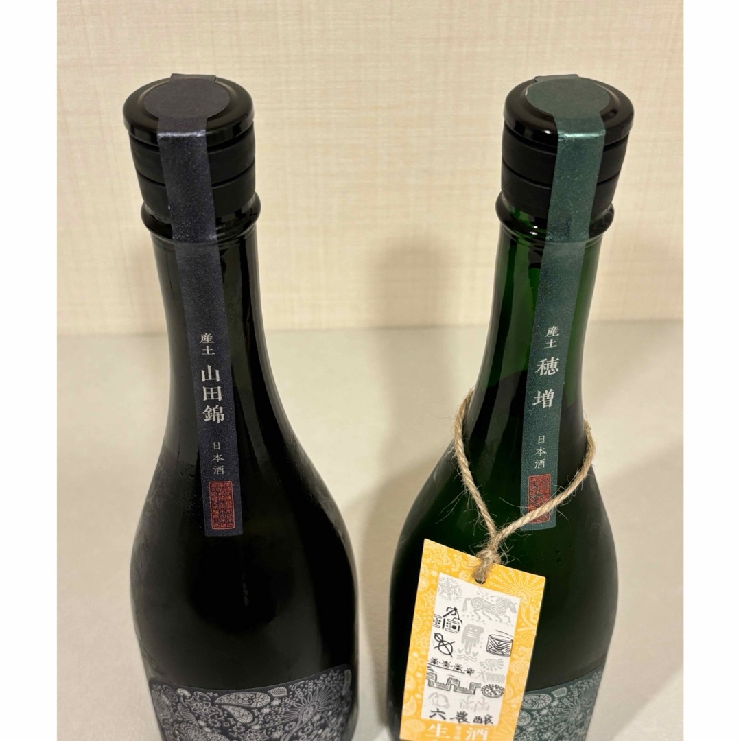 日本酒　産土　穂増　六農醸   720ml 山田錦　二農醸720ml 2本セット 食品/飲料/酒の酒(日本酒)の商品写真