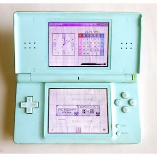 Nintendo DS Lite アイスブルー 動作品＿液晶ドット抜け