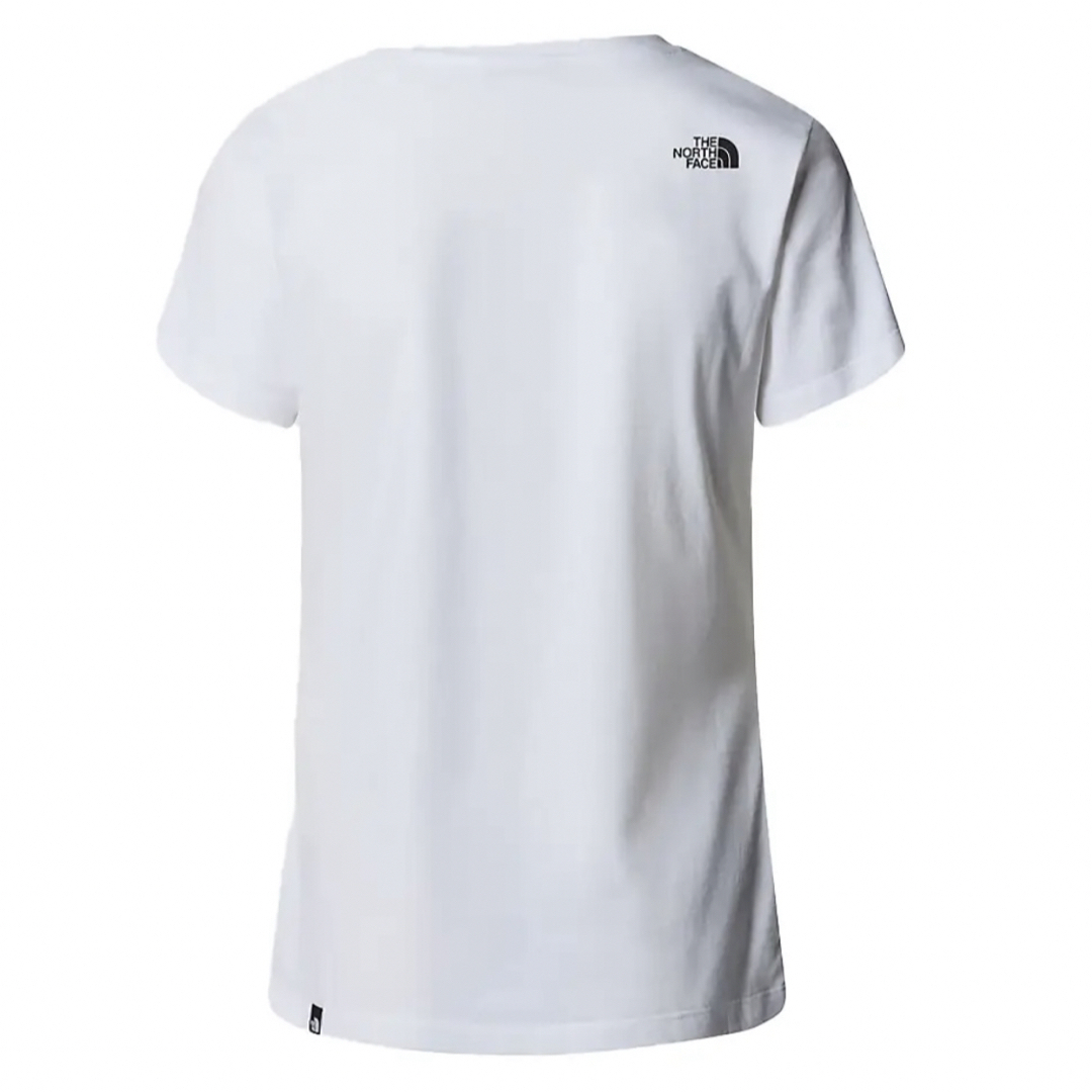 THE NORTH FACE(ザノースフェイス)のノースフェイス レディース Tシャツ 半袖 シンプルドーム コットン 白 XL レディースのトップス(Tシャツ(半袖/袖なし))の商品写真