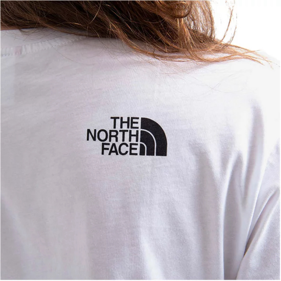 THE NORTH FACE(ザノースフェイス)のノースフェイス レディース Tシャツ 半袖 シンプルドーム コットン 白 XL レディースのトップス(Tシャツ(半袖/袖なし))の商品写真