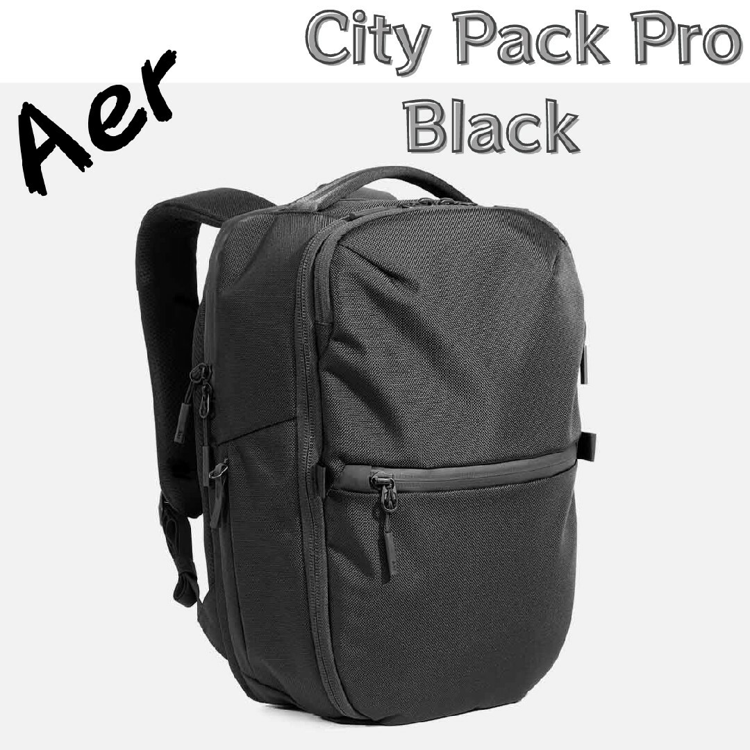 AER(エアー)のAer City Pack Pro Black エアーシティパックプロブラック メンズのバッグ(バッグパック/リュック)の商品写真