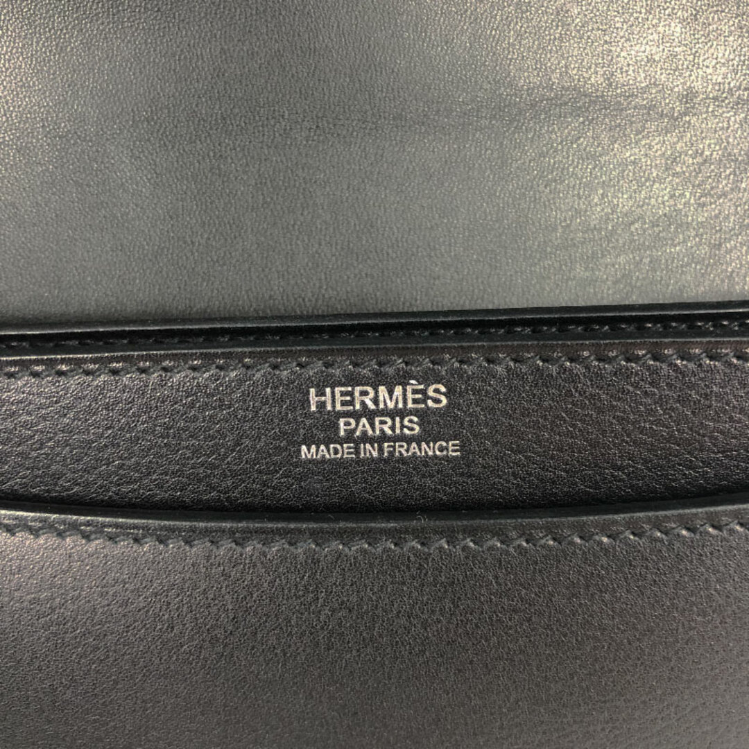 Hermes(エルメス)の　エルメス HERMES サック エルメス2002 C刻 ブラック　シルバー金具 エヴァーグレイン レディース ショルダーバッグ レディースのバッグ(ショルダーバッグ)の商品写真
