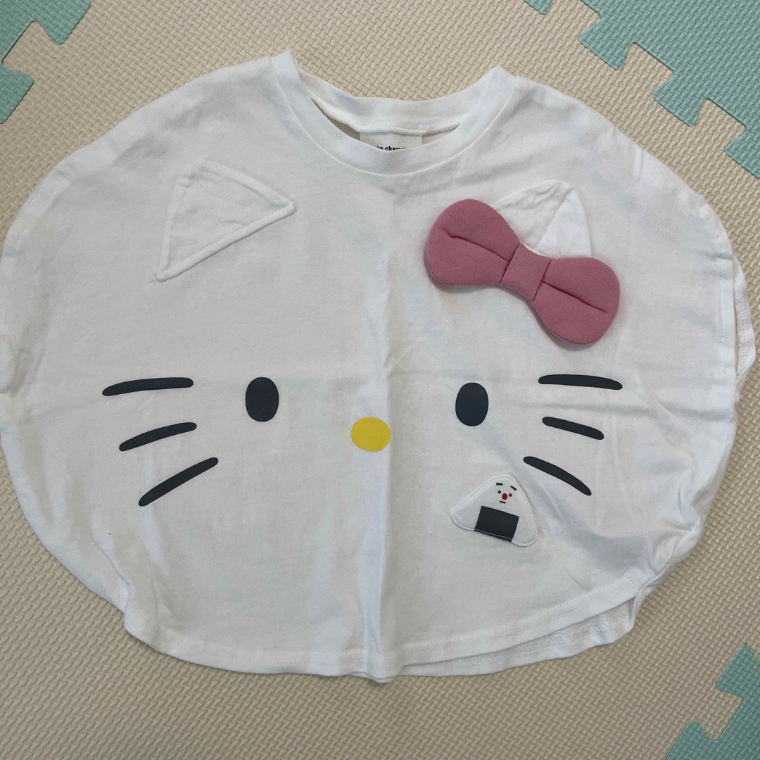 しまむら(シマムラ)のSanrio ハローキティTシャツ 90-100 キッズ/ベビー/マタニティのキッズ服女の子用(90cm~)(Tシャツ/カットソー)の商品写真