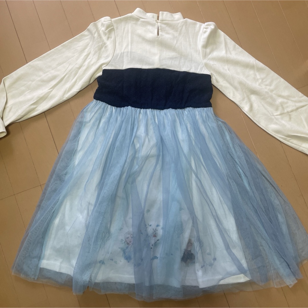 Disney(ディズニー)のアナ雪 ドレス 140 キッズ/ベビー/マタニティのキッズ服女の子用(90cm~)(ワンピース)の商品写真