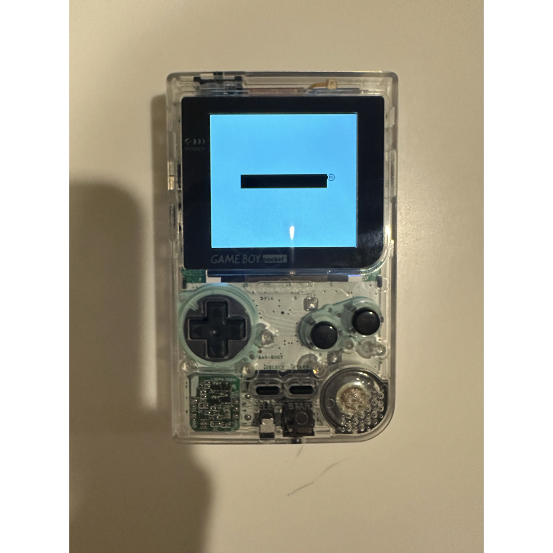 任天堂(ニンテンドウ)のgameboy pocket ゲームボーイポケット　ips画面 エンタメ/ホビーのゲームソフト/ゲーム機本体(携帯用ゲーム機本体)の商品写真