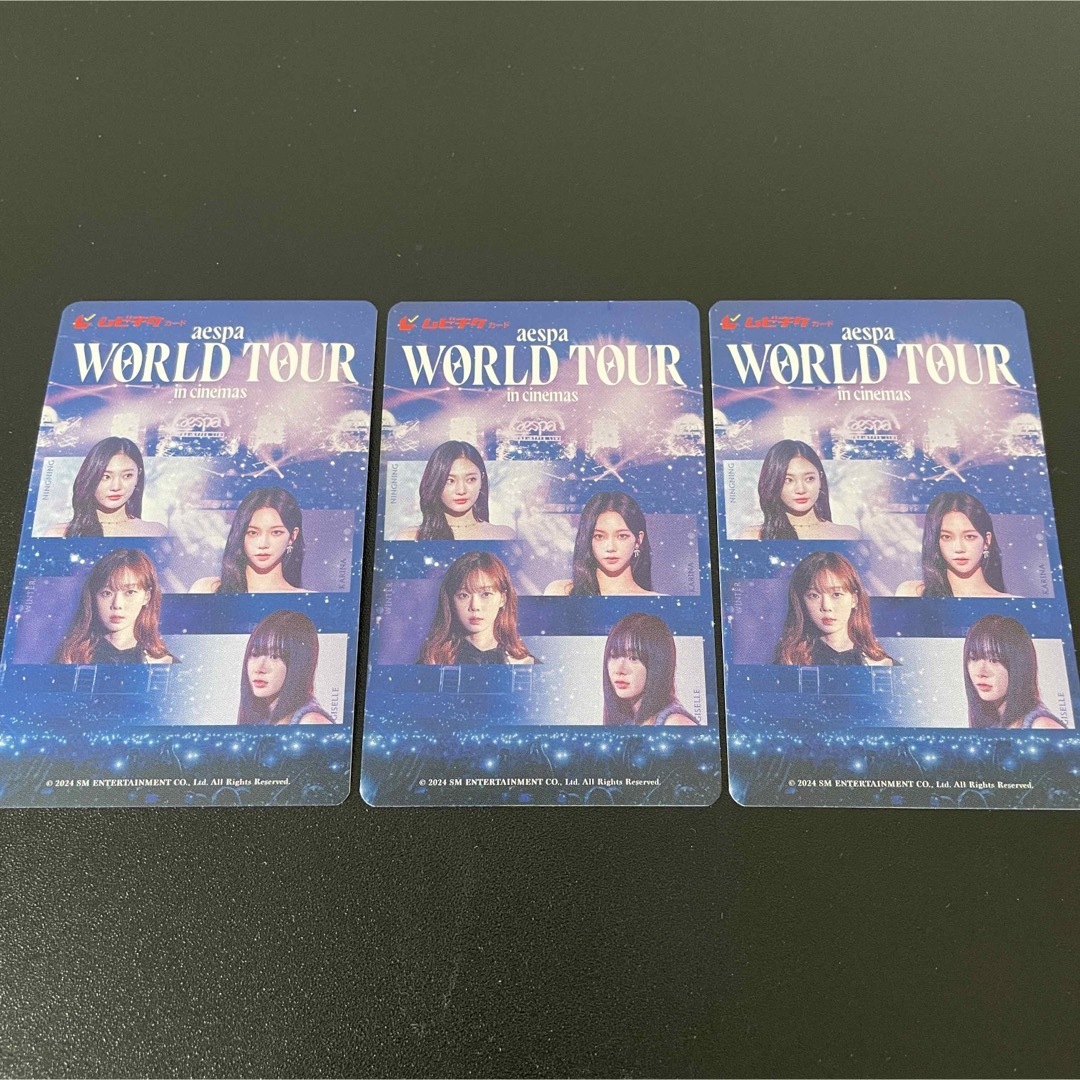 aespa WORLD TOUR in cinema 前売り ムビチケ 3枚 エンタメ/ホビーのタレントグッズ(アイドルグッズ)の商品写真