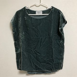 ステュディオス(STUDIOUS)のSTUDIOUS ステュディオス　シルクベルベットサークルTシャツ(Tシャツ(半袖/袖なし))