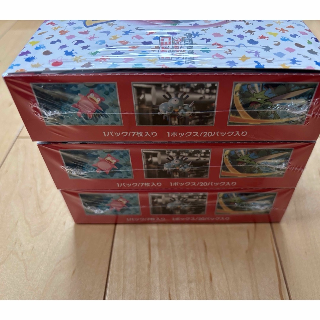 ポケモンカード　151 シュリンク付き　3ボックス　3BOX ポケカ エンタメ/ホビーのトレーディングカード(Box/デッキ/パック)の商品写真