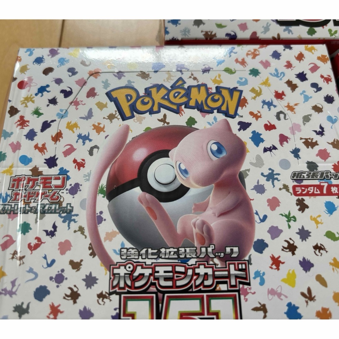 ポケモンカード　151 シュリンク付き　3ボックス　3BOX ポケカ エンタメ/ホビーのトレーディングカード(Box/デッキ/パック)の商品写真