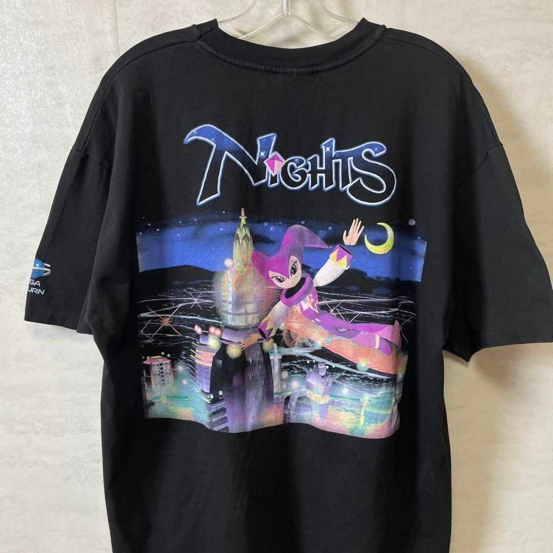 セガサターン　ナイツ　NIGHTS　シングルステッチ　半袖Ｔシャツ　メンズ　古着 メンズのトップス(Tシャツ/カットソー(半袖/袖なし))の商品写真