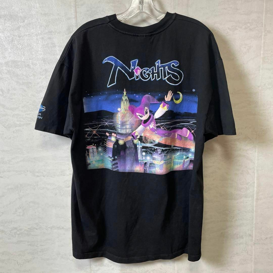 セガサターン　ナイツ　NIGHTS　シングルステッチ　半袖Ｔシャツ　メンズ　古着 メンズのトップス(Tシャツ/カットソー(半袖/袖なし))の商品写真