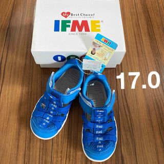 イフミー(IFME)の新品タグ付き　キッズ　サンダルスニーカー　IFME 17.0センチ　水陸両用　(サンダル)