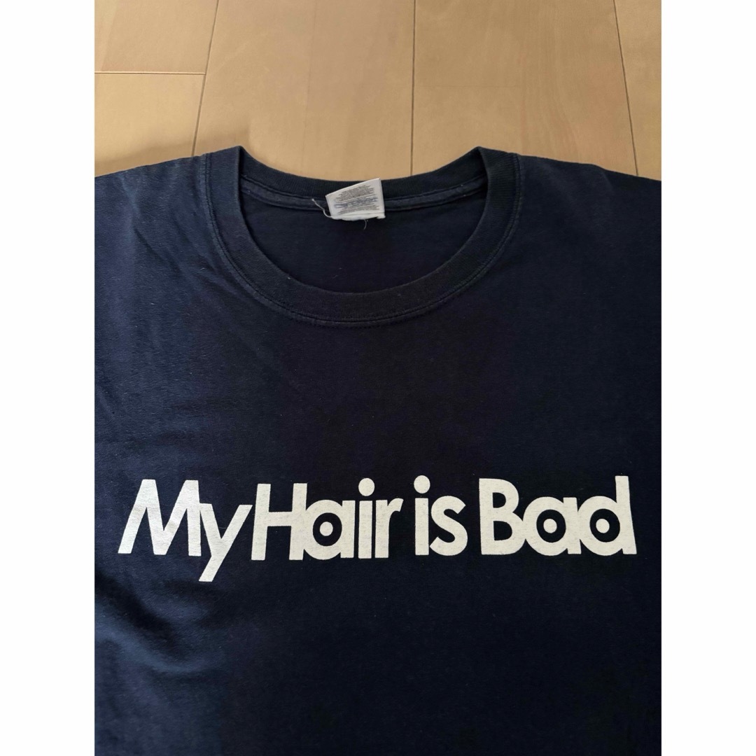 My Hair is Bad マイヘア バンドTシャツ 紺色　Lサイズ エンタメ/ホビーのタレントグッズ(ミュージシャン)の商品写真