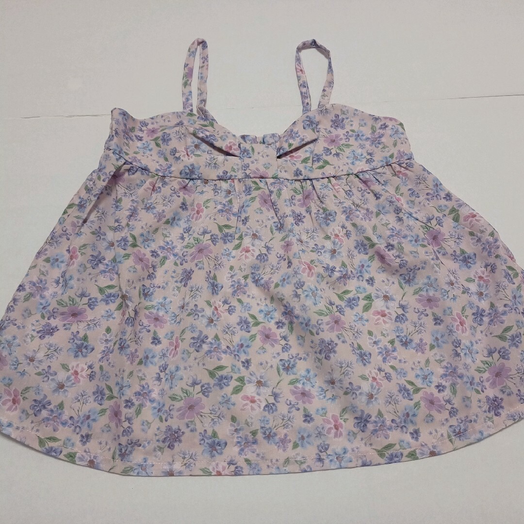 anyFAM(エニィファム)の120 anyFAM 花柄キャミロンTセット キッズ/ベビー/マタニティのキッズ服女の子用(90cm~)(Tシャツ/カットソー)の商品写真