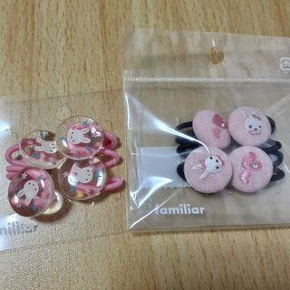 familiar - 【新品】　ファミリア　ヘアーゴム　ピンク