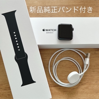 アップルウォッチ(Apple Watch)の【美品】★Apple Watch★38mm(腕時計)