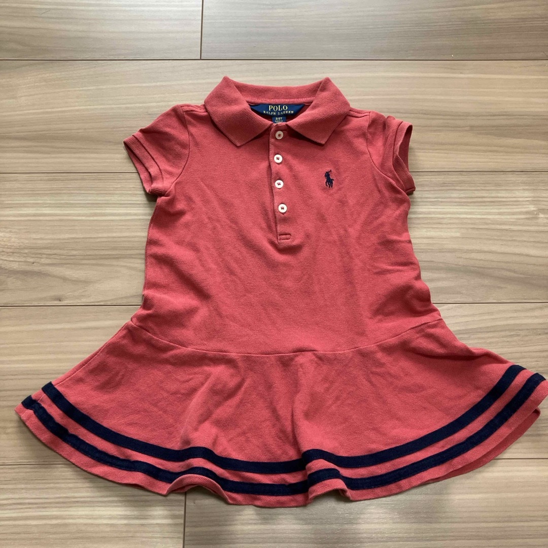 POLO RALPH LAUREN(ポロラルフローレン)のポロ　ラルフローレン　ワンピース　90サイズ キッズ/ベビー/マタニティのキッズ服女の子用(90cm~)(ワンピース)の商品写真