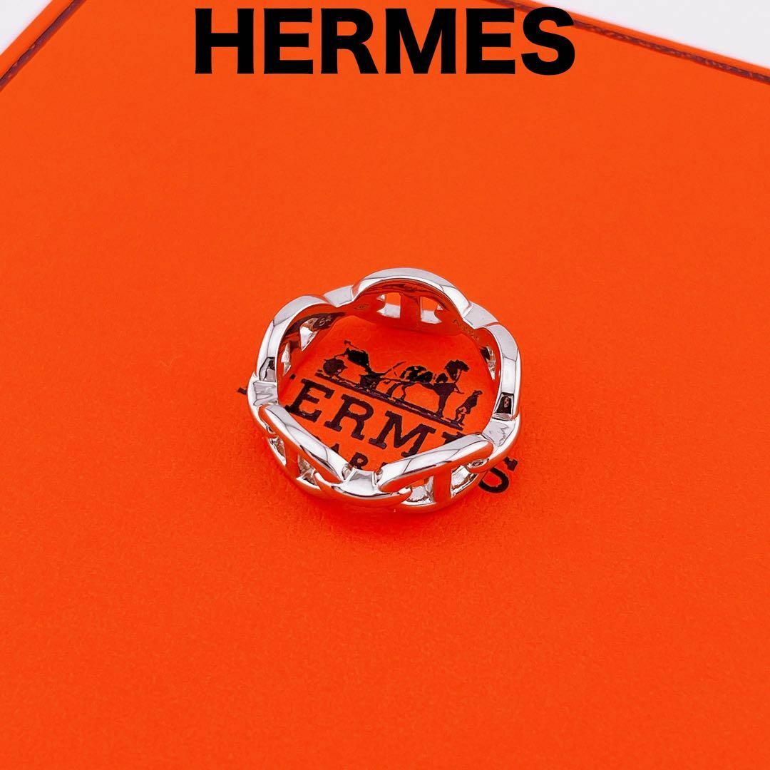 Hermes(エルメス)の【新品同様】HERMES エルメス シェーヌダンクル アンシェネPM リング54 レディースのアクセサリー(リング(指輪))の商品写真