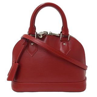 ルイヴィトン(LOUIS VUITTON)のルイ・ヴィトン LOUIS VUITTON バッグ エピ レディース ブランド ハンドバッグ ショルダーバッグ 2way アルマ BB カーマイン レッド M40850 小さめ 肩がけ 大人 シンプル 赤 上品 おしゃれ おでかけ 【中古】(ハンドバッグ)