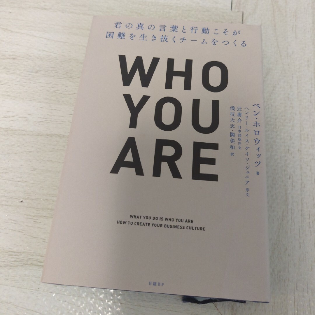 ＷＨＯ　ＹＯＵ　ＡＲＥ エンタメ/ホビーの本(ビジネス/経済)の商品写真