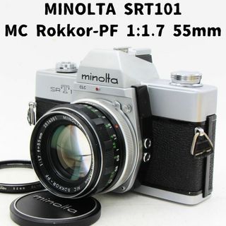 コニカミノルタ(KONICA MINOLTA)のMinolta SRT101 + MC Rokkor-PF 1:1.7 55mm(フィルムカメラ)