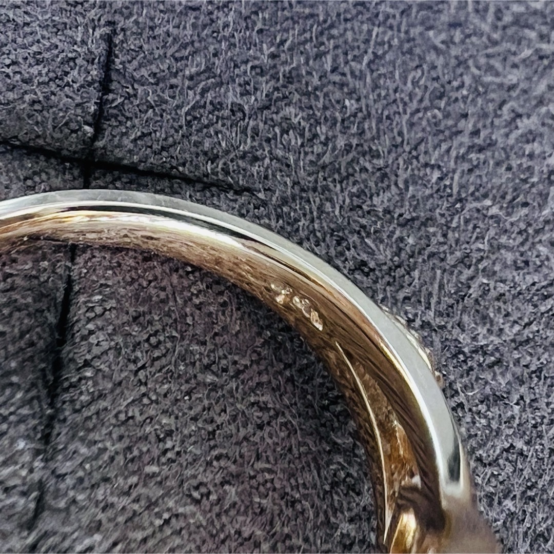 agete(アガット)のagete　アガット　エマイユ　K14 透かしリング レディースのアクセサリー(リング(指輪))の商品写真