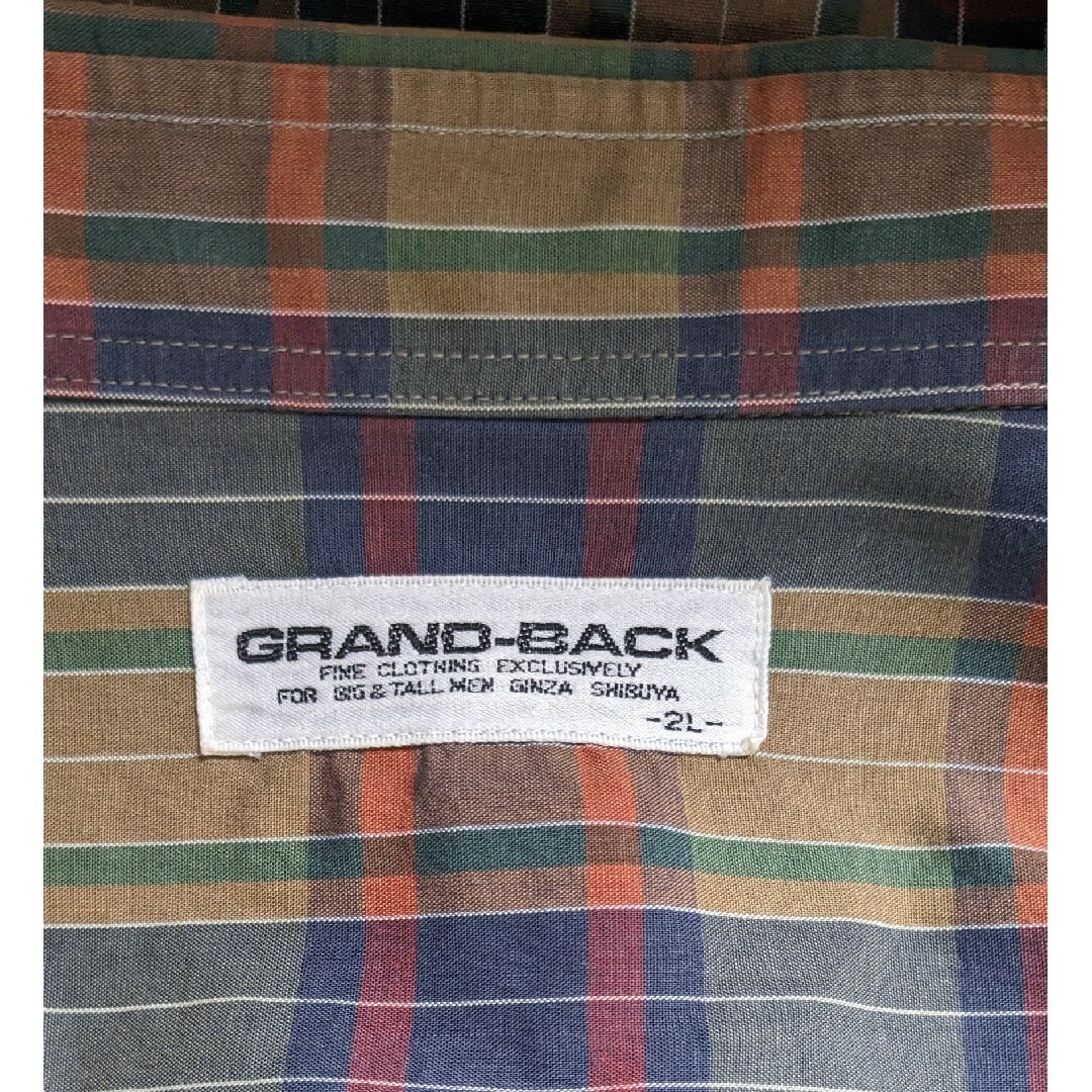 GRAND-BACK　ボタンシャツ　サイズLL メンズのトップス(シャツ)の商品写真