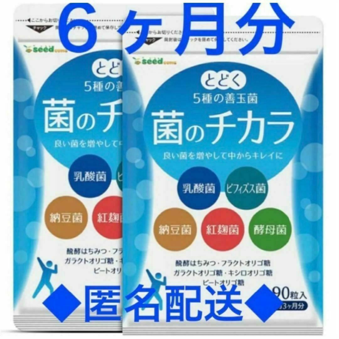 【6ヶ月分】菌のチカラ シードコムス 食品/飲料/酒の健康食品(その他)の商品写真