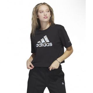 アディダス(adidas)のマリメッコ クロップTシャツ アディダス　adidas(Tシャツ/カットソー(半袖/袖なし))