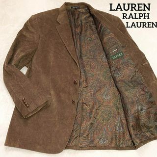 ラルフローレン(Ralph Lauren)のローレンラルフローレン　テーラードジャケット　ブラウン　42R　くるみボタン(テーラードジャケット)