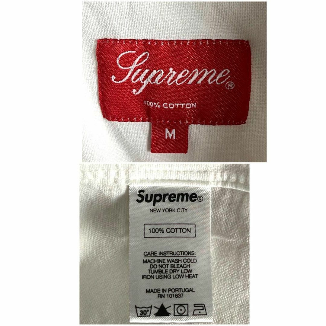 Supreme(シュプリーム)の【希少デザイン】シュプリーム☆ 刺繍クラシックロゴ入り ボタンダウンシャツ メンズのトップス(シャツ)の商品写真