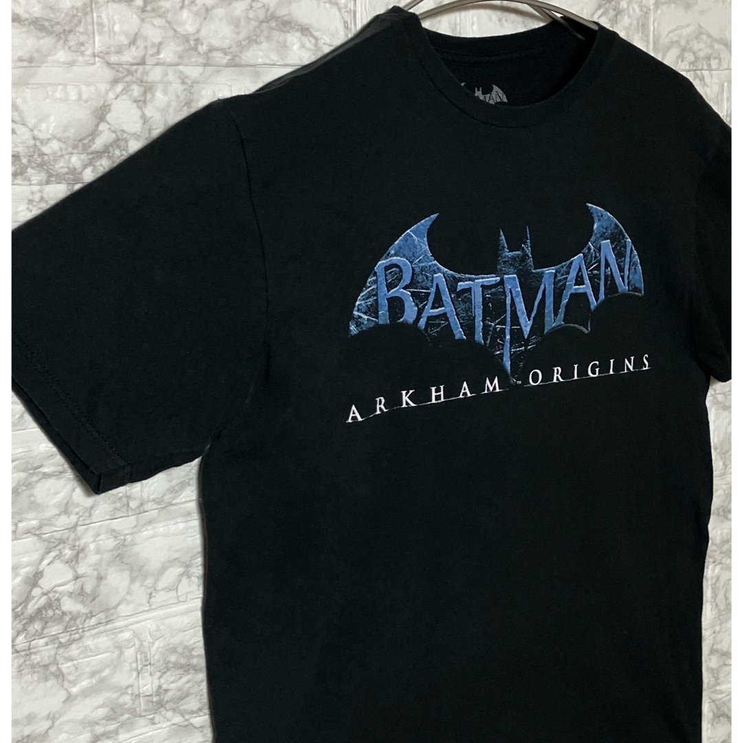 VINTAGE(ヴィンテージ)のアメリカ古着 USA バットマン ロゴプリント XLsize ブラックTシャツ メンズのトップス(Tシャツ/カットソー(半袖/袖なし))の商品写真