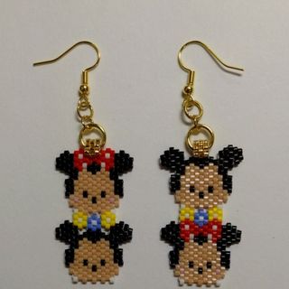 デリカビーズピアス(シェイプド)④(ピアス)