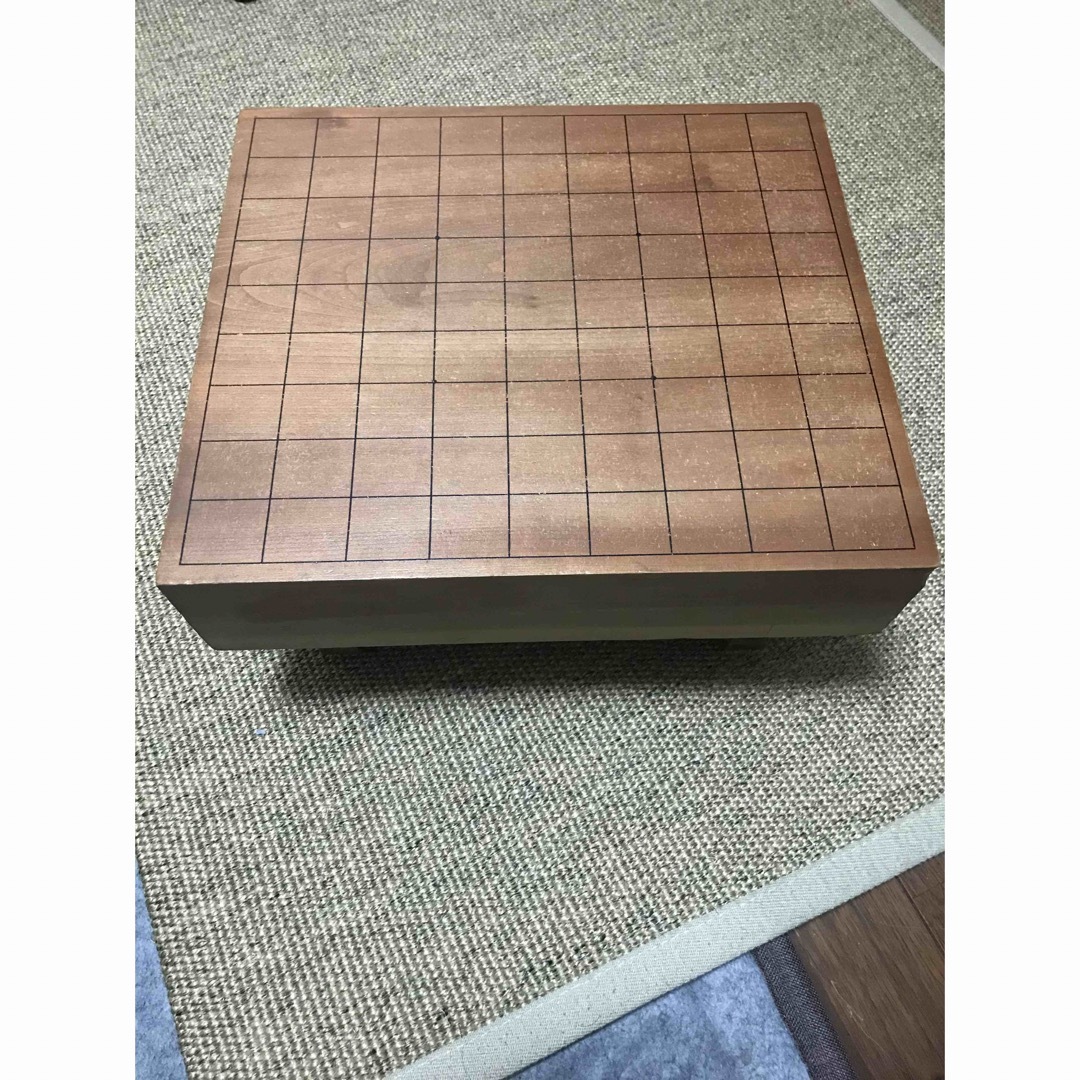 将棋盤　脚付き エンタメ/ホビーのテーブルゲーム/ホビー(囲碁/将棋)の商品写真