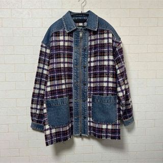 ディーゼル(DIESEL)のDIESEL 切り替えジャケット ブルゾン Gジャン(Gジャン/デニムジャケット)