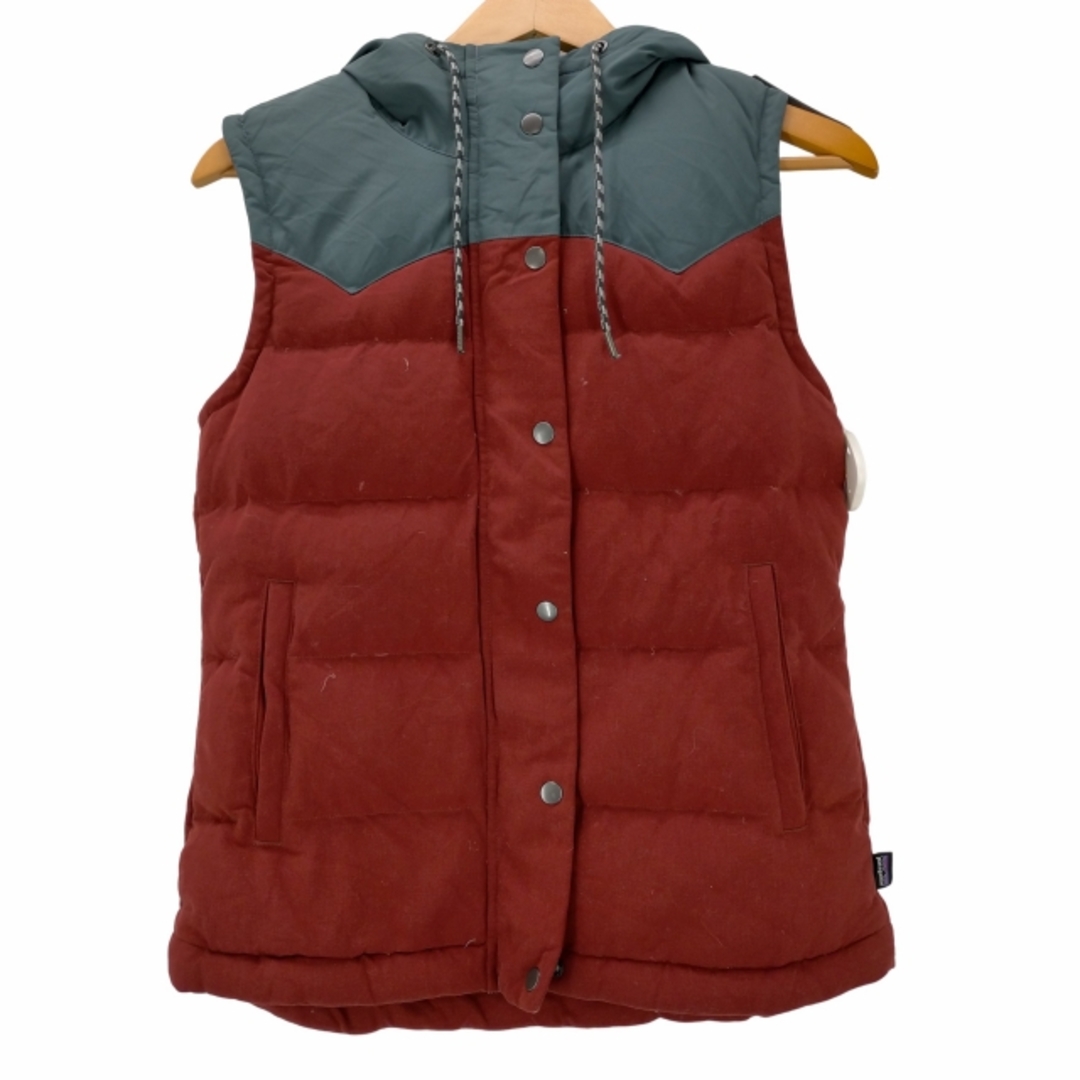 patagonia(パタゴニア)のpatagonia(パタゴニア) Bivy Hooded vest レディース レディースのジャケット/アウター(ダウンベスト)の商品写真