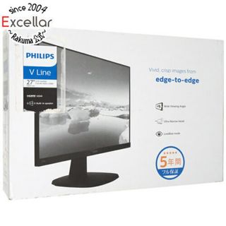 フィリップス(PHILIPS)のPHILIPS製　27インチ 液晶モニター　273V7QDAW/11　ホワイト(PC周辺機器)