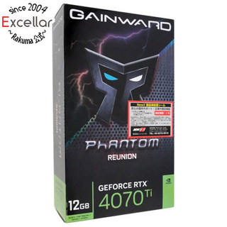 【新品訳あり(箱きず・やぶれ)】 GAINWARD　GeForce RTX 4070 Ti Phantom Reunion NED407T019K9-1046P-G　PCIExp 12GB(PCパーツ)