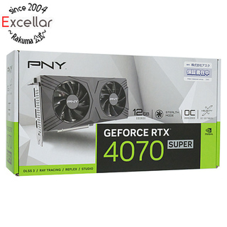 PNY　GeForce RTX 4070 SUPER 12GB VERTO OC デュアルファン VCG4070S12DFXPB1-O　PCIExp 12GB(PCパーツ)