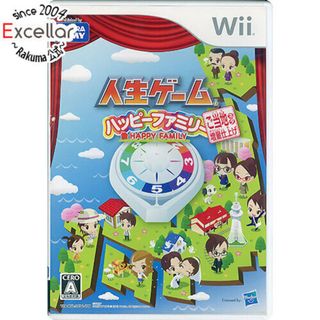 ウィー(Wii)の人生ゲーム ハッピーファミリー ご当地ネタ増量仕上げ　Wii　説明書なし(家庭用ゲームソフト)